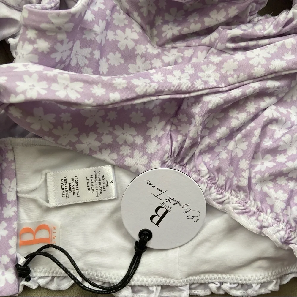 NEW B. Swim x Elizabeth Turner Swimsuit Top - Picture 6 of 6